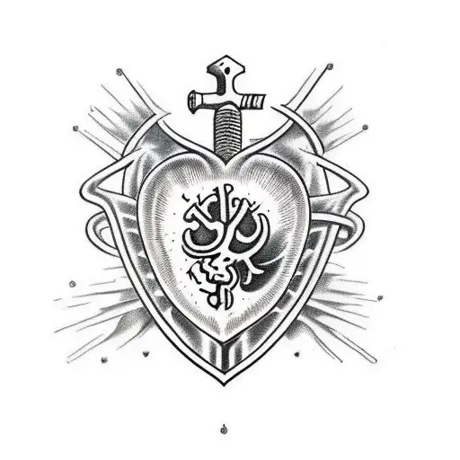 Brain Killing Heart But Having A Sword Going Through Both