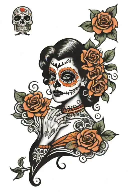 Day Of The Dead Girl Hair