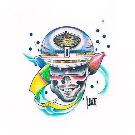 Color Tattoo Based On The Song Fast Car By Luke Combs