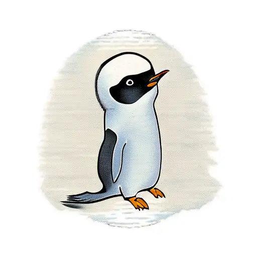 Penguin With An Axe