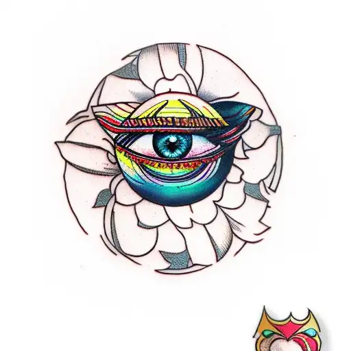 Evil Eye Mandela Floral