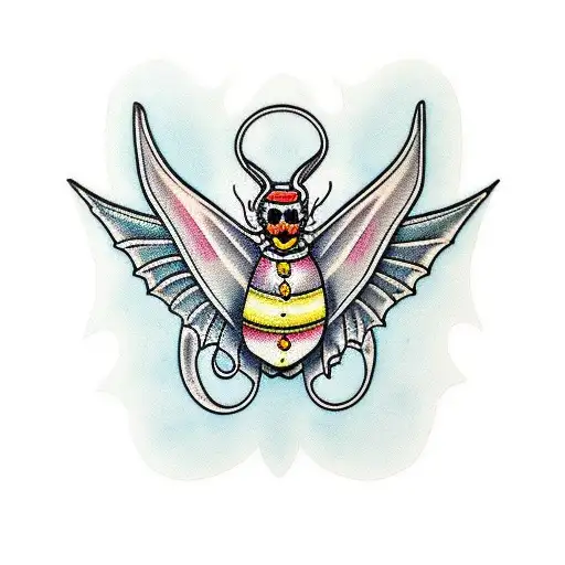 Butterflys Heads Dragon