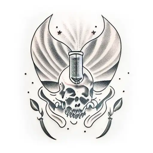 Cleaver Knife Black And Gray