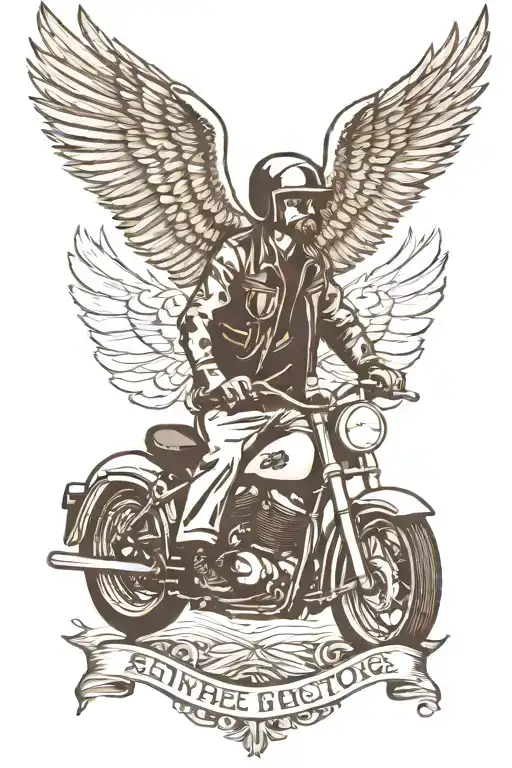 Being Free To Explore Riding Motorcycle And Reading Book