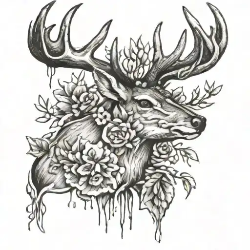 Nature Decaying Deer Wrist