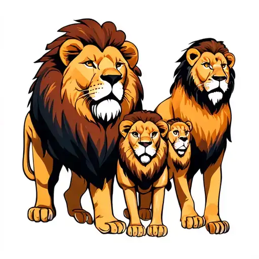 Lion Family