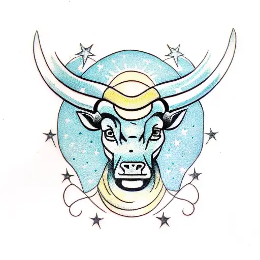 Taurus With Star On Forehead