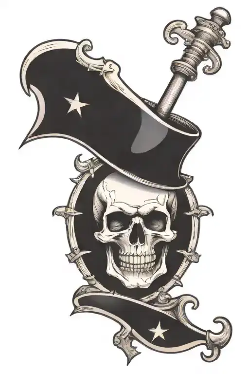 Whiskey Skull Inside