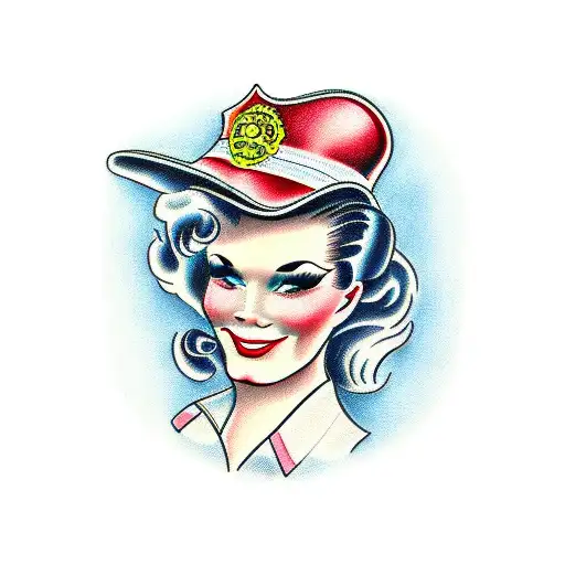 Female Firefighter