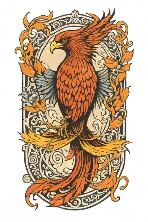 Phoenix Emerging That Represents The Journey Of Transition From Male To Female As Transgender