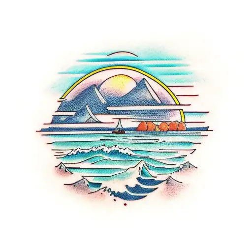 Beach And Mountains Mashup