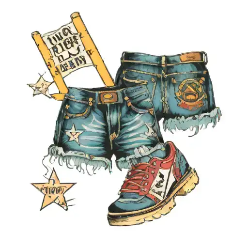 Denim Shorts 40Th Birthday