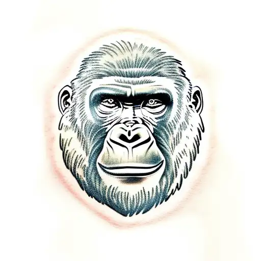 Gorilla In Black Panama