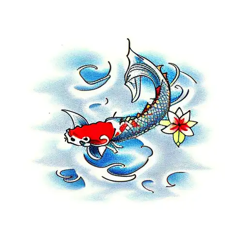 Dragon Koi Fish Sleeve