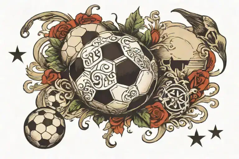 Soccer Ball And 1898 And The Dean