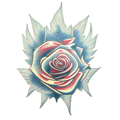 Rose With Name Under It