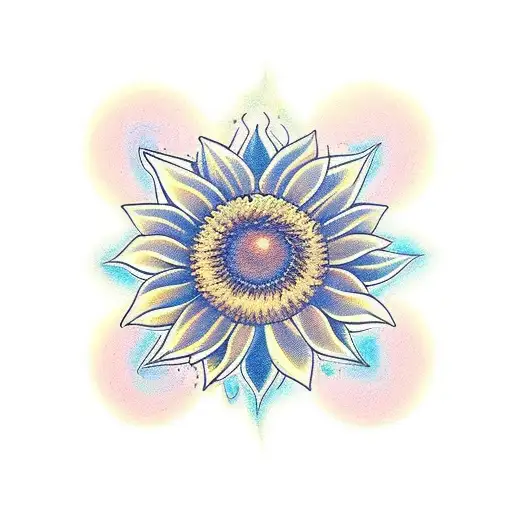 Sunflower With The Initials Mc 16Th Of June 2023