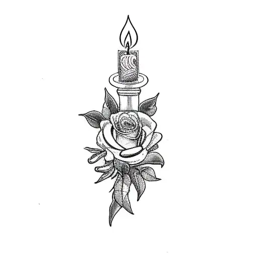 A Rose And A Candle