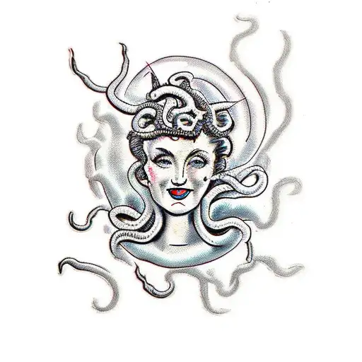 Medusa With Blindfold