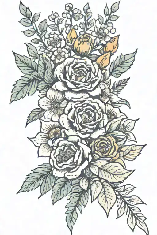 Birth Flower Bouquet