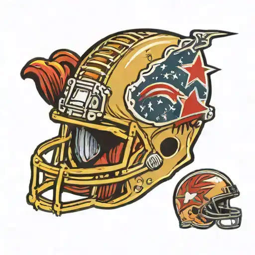 American Football Helmet