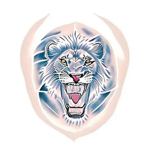 Roaring Full Body Lion