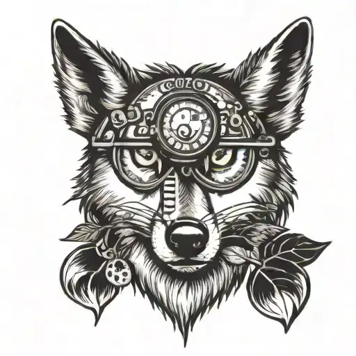 A Wolf With A Lens Eye