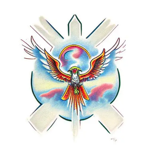 Phoenix Religious Cross