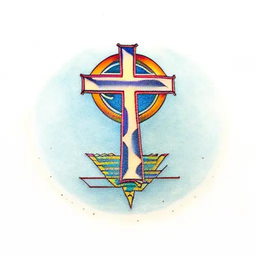 Christian Cross With Name Patrick