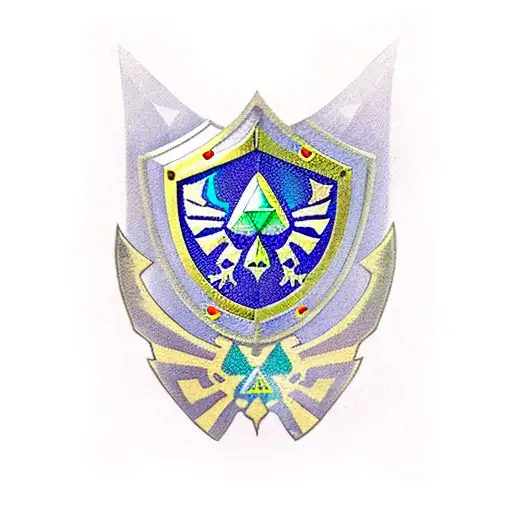 Legend Of Zelda Master Sword Silent Prince Hylian Shield