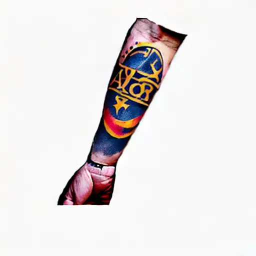 Names And Date Of Birth On Arm