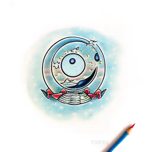 Moon With No Matter What Underneath It