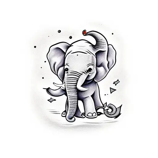 Little Murderer Slaughtering An Elephant