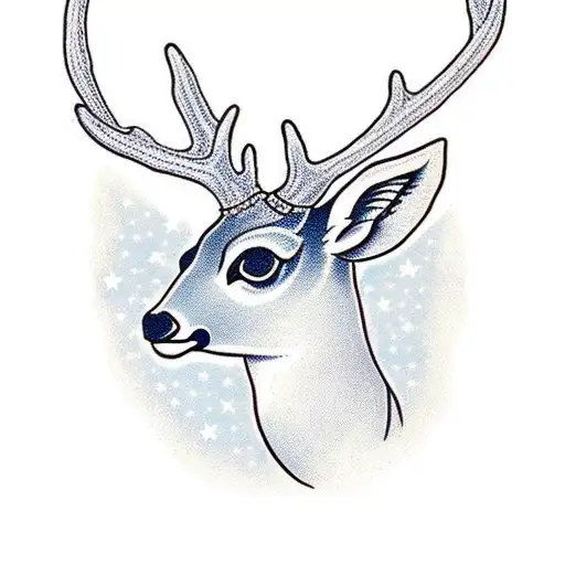 Deer In Stars