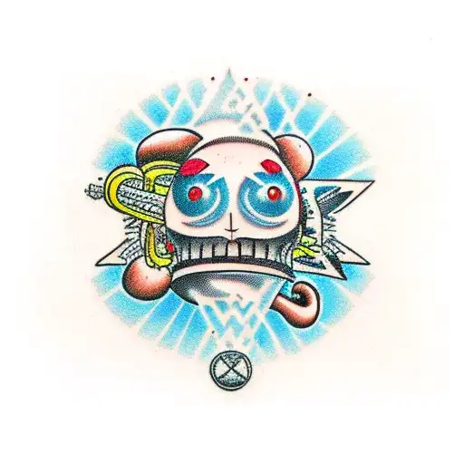 Disney Nuclear Bomb With Eyes Arms And Legs