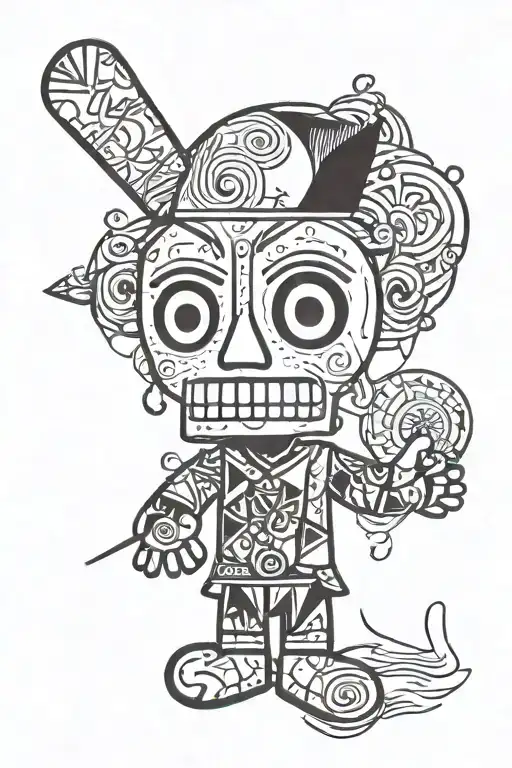 Picasso Style Voodoo Doll