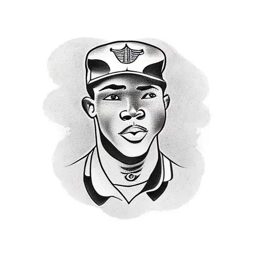 Black Baseball Player