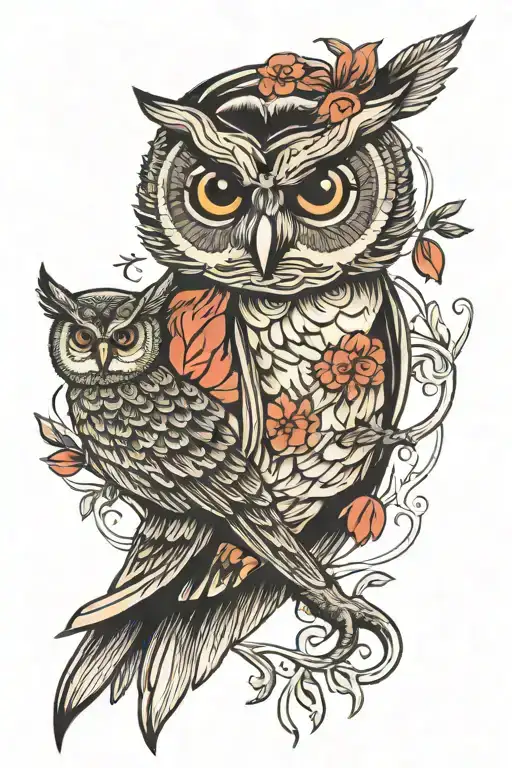 Owl With Girl