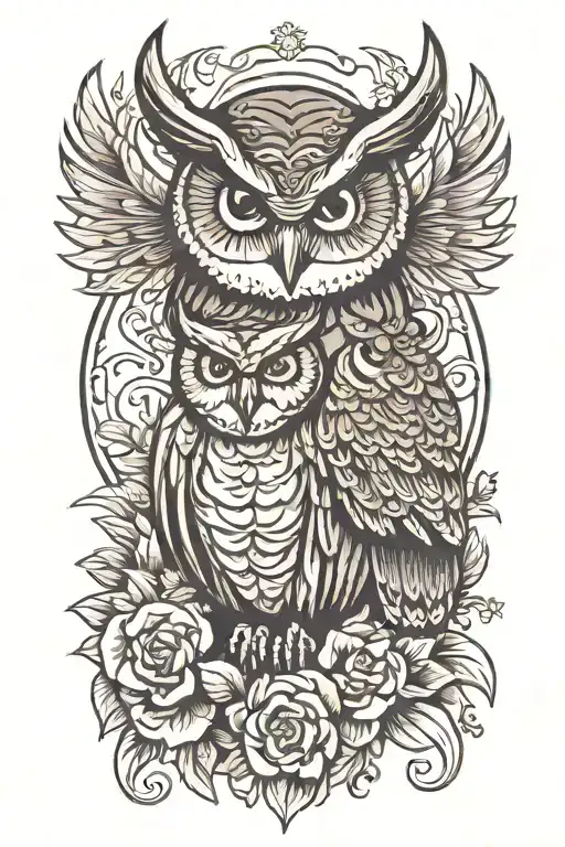 Owl And Girl