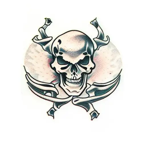 Combine Tarot Cards With Skeleton Imagery