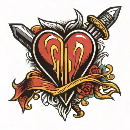 Heart Three Sword