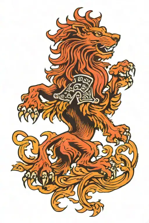 Scottish Red Lion Rampant