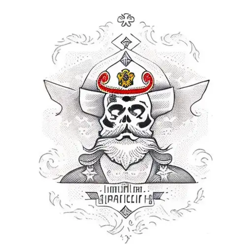 Cyrillic Inscription In Ligature Style With Patterns In Old Book Style