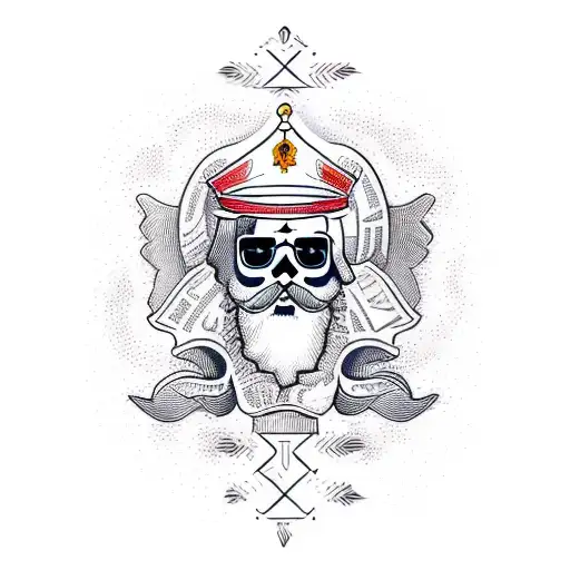 Cyrillic Inscription In Ligature Style With Patterns In Old Book Style