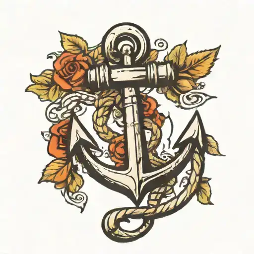 Anchor Hanging Upside