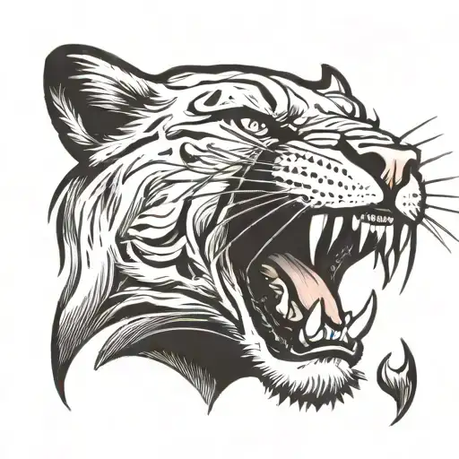 Mountian Lion Snarling