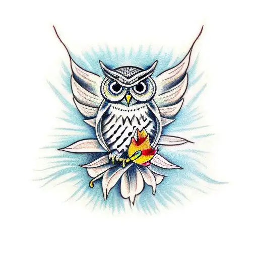 Owl With Calli Lilly