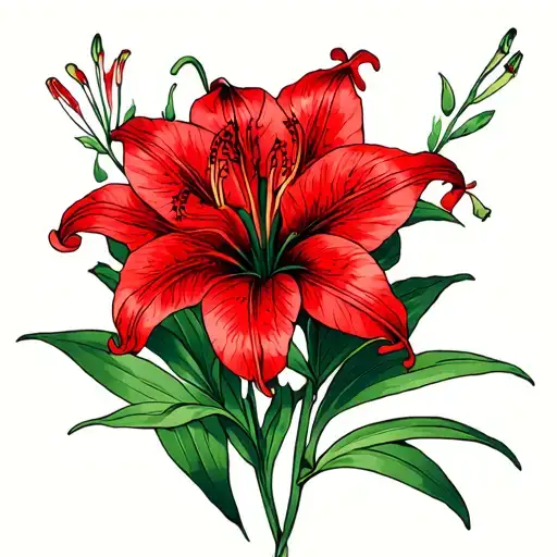 Valley Of The Lilly X Red Spider Lily