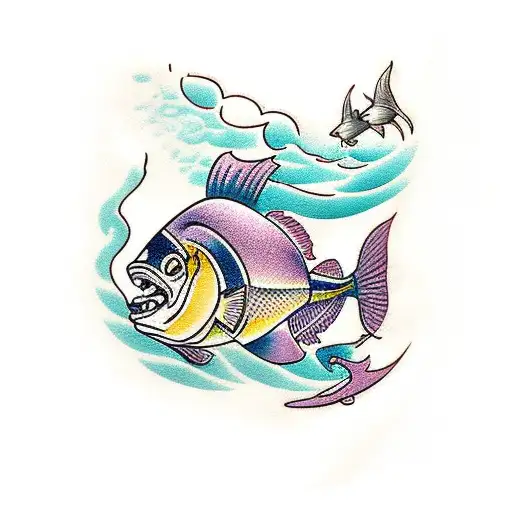 A Fish Swims Against The Current