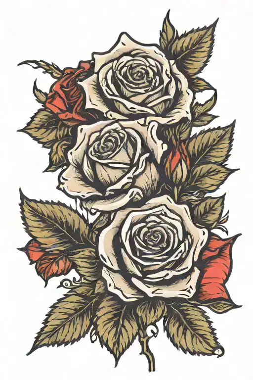 Juice Wrld Rose With Inscription